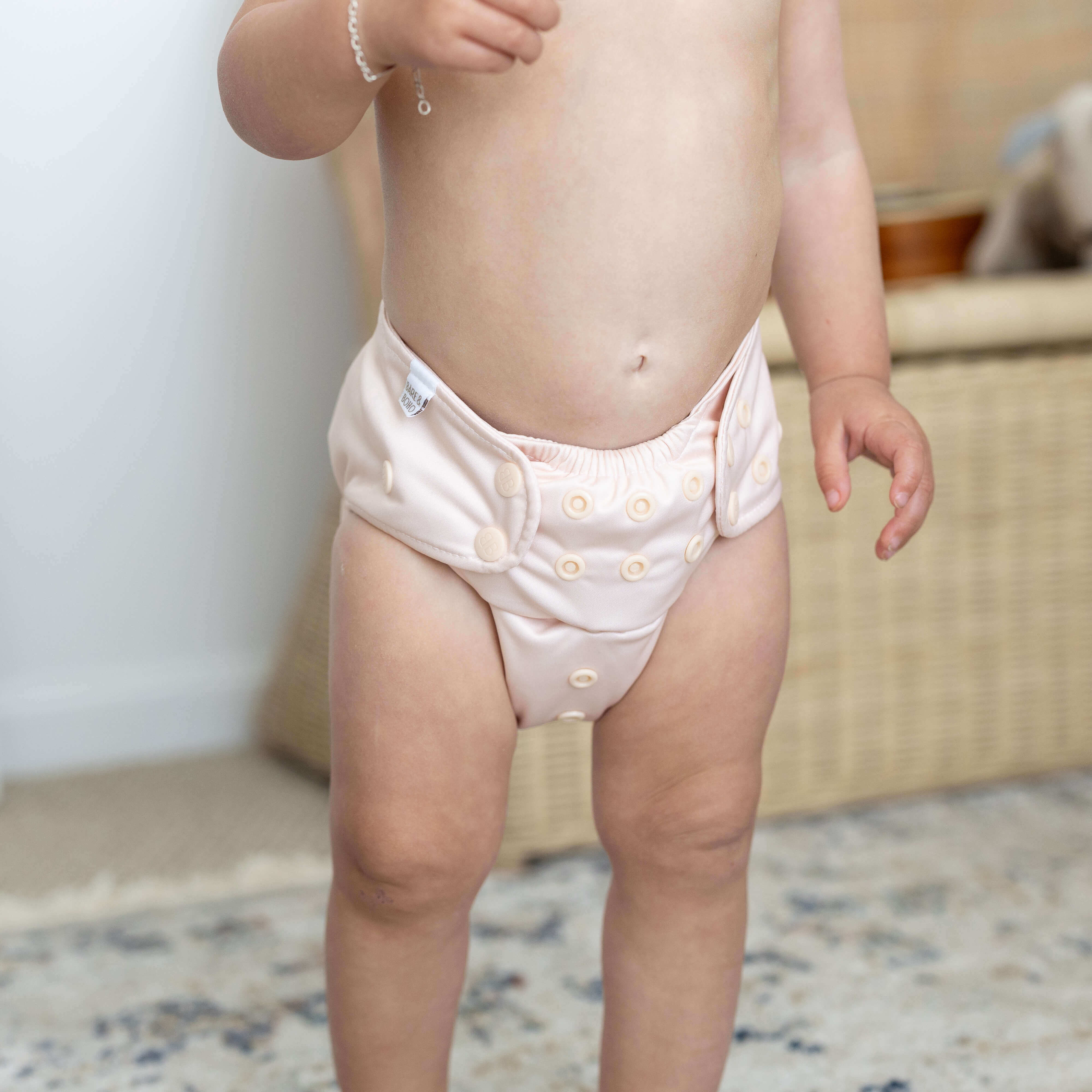 Reusable Soft Cover Nappy 2.0 | Blush