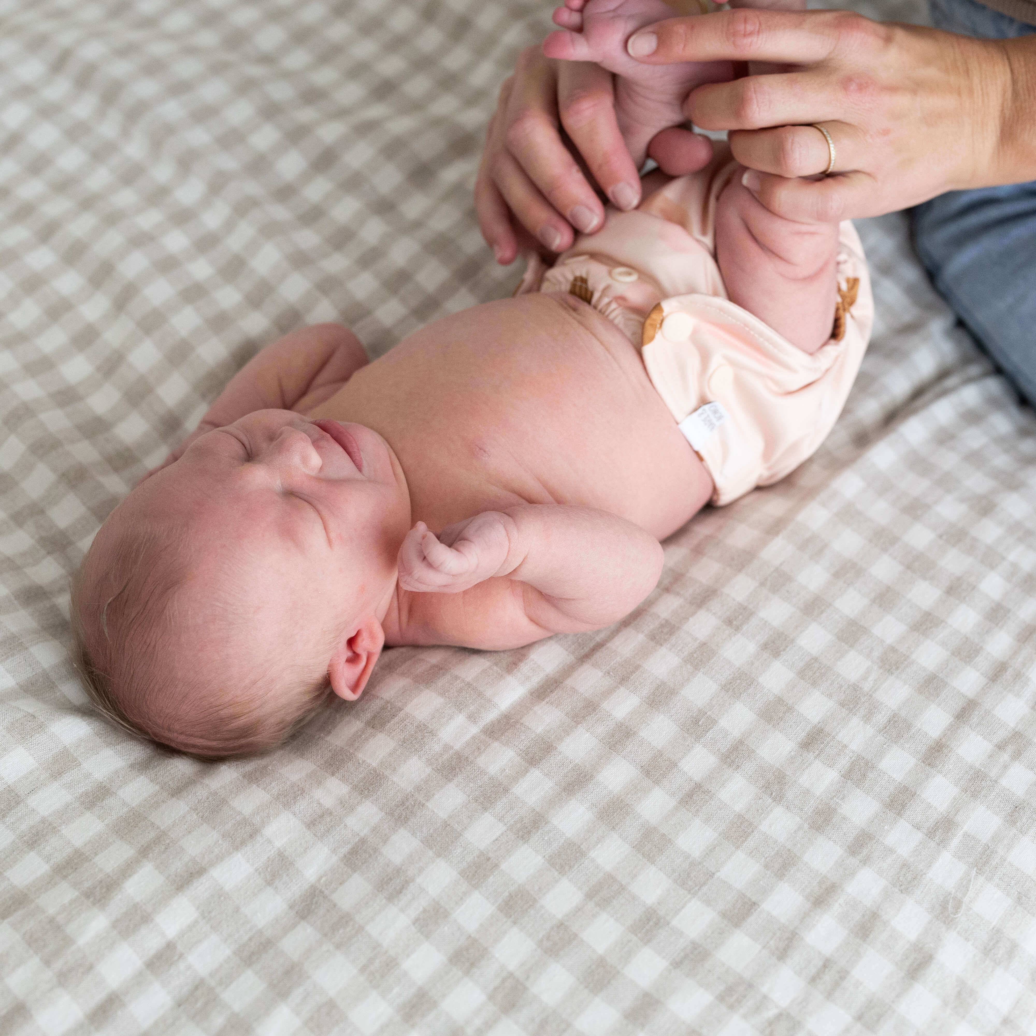 Reusable Soft Cover Nappy 2.0 | Blush Shapes