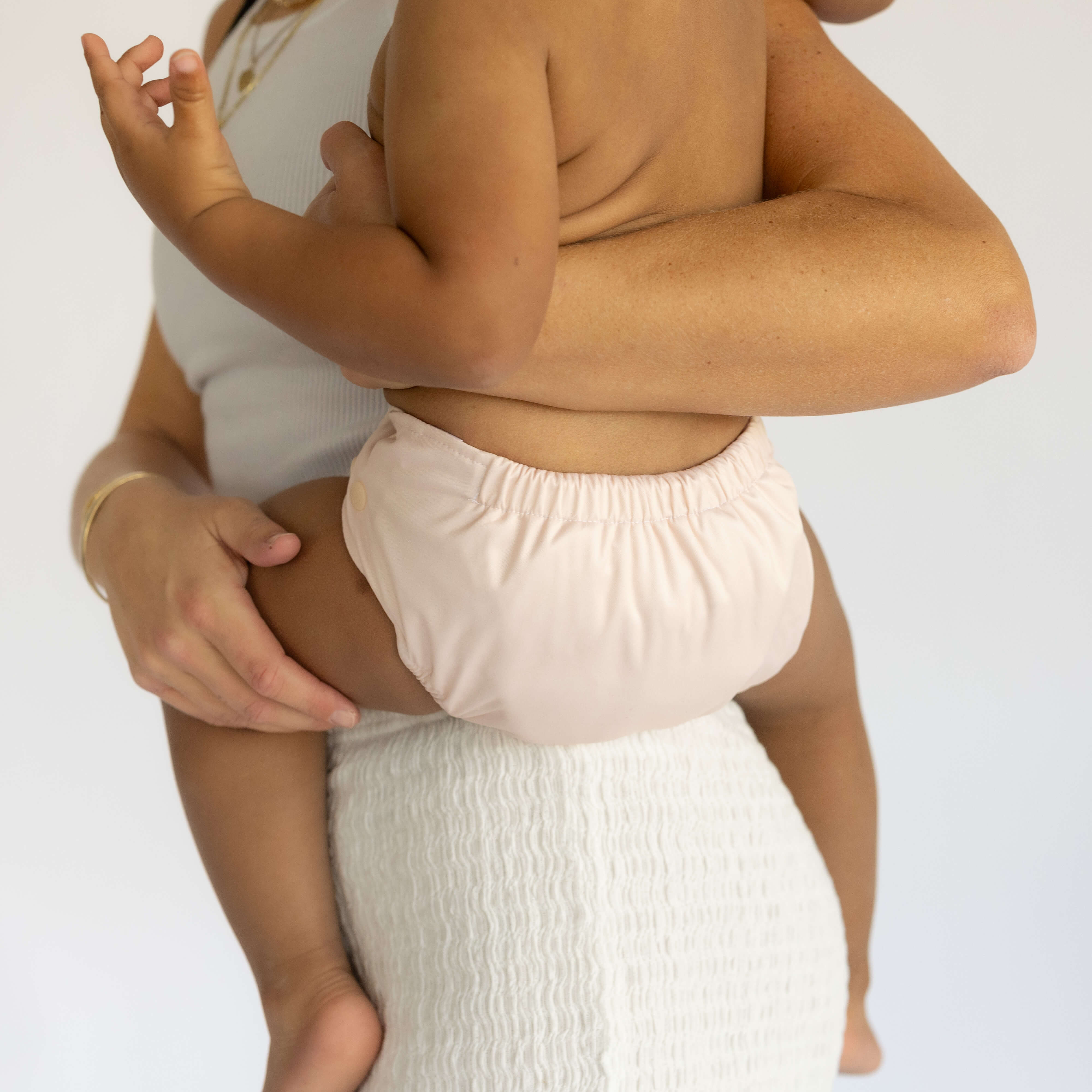 Reusable Soft Cover Nappy 2.0 | Blush