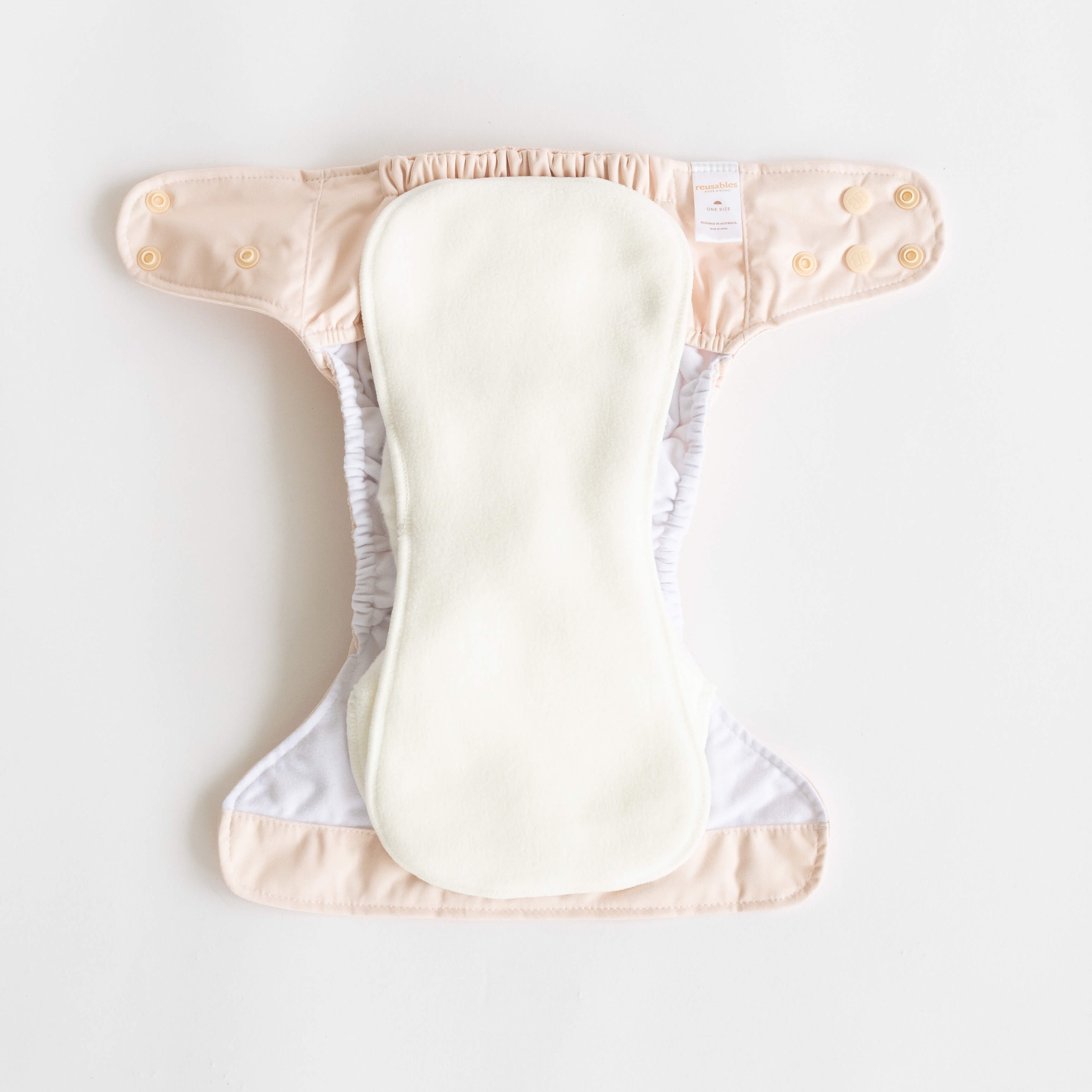 Reusable Soft Cover Nappy 2.0 | Blush
