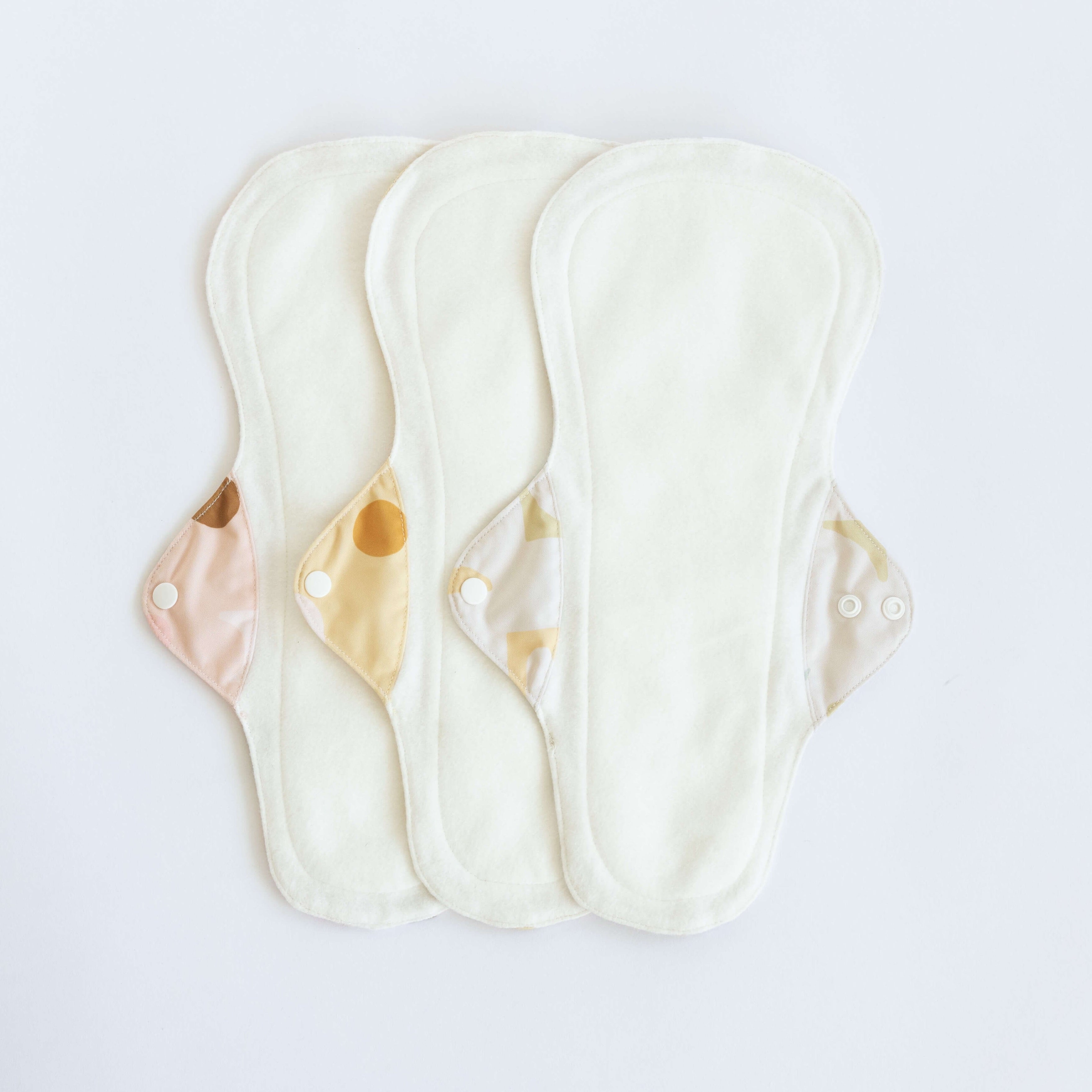 Reusable Cloth Pads | 3 Pack Shapes