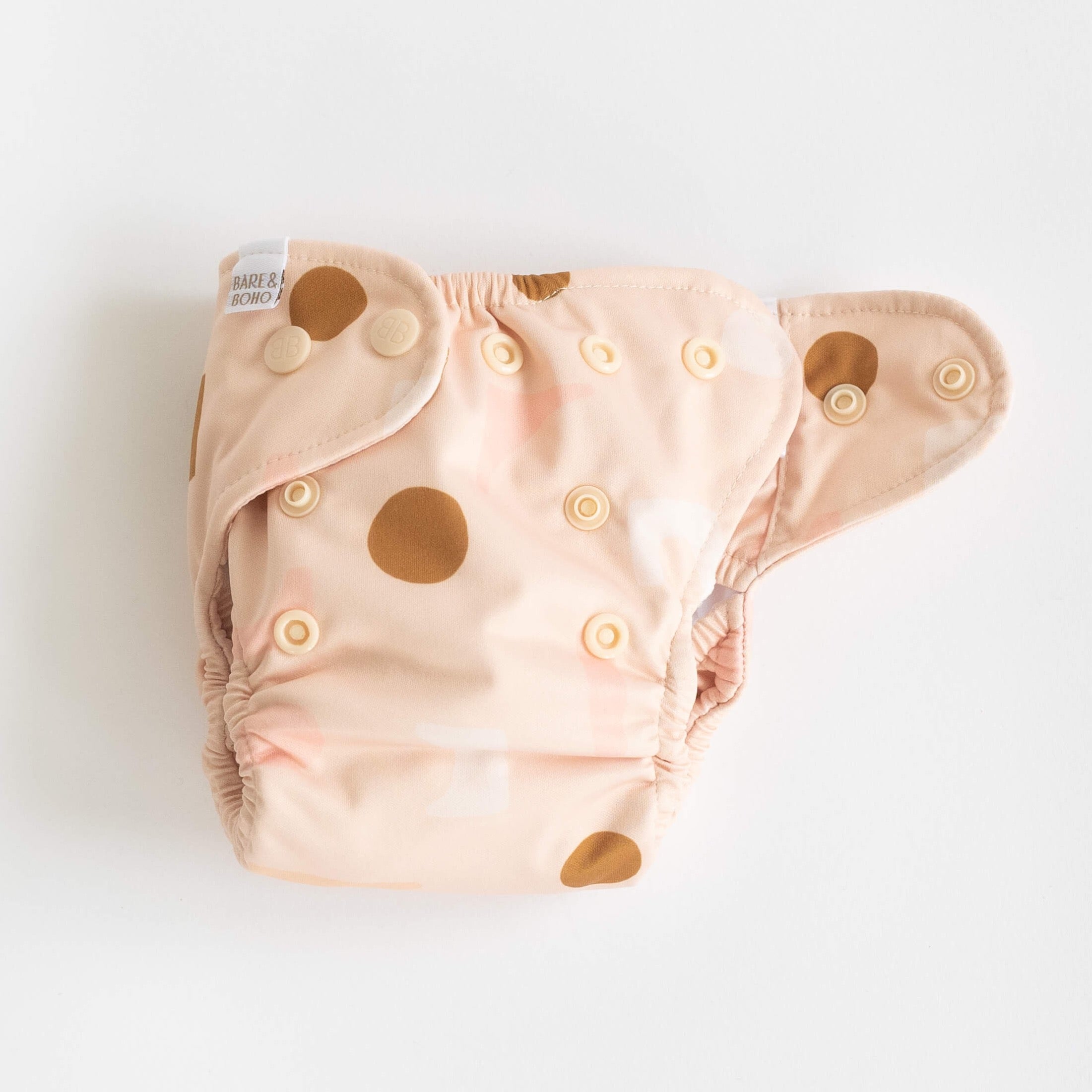 Reusable Soft Cover Nappy 2.0 | Blush Shapes