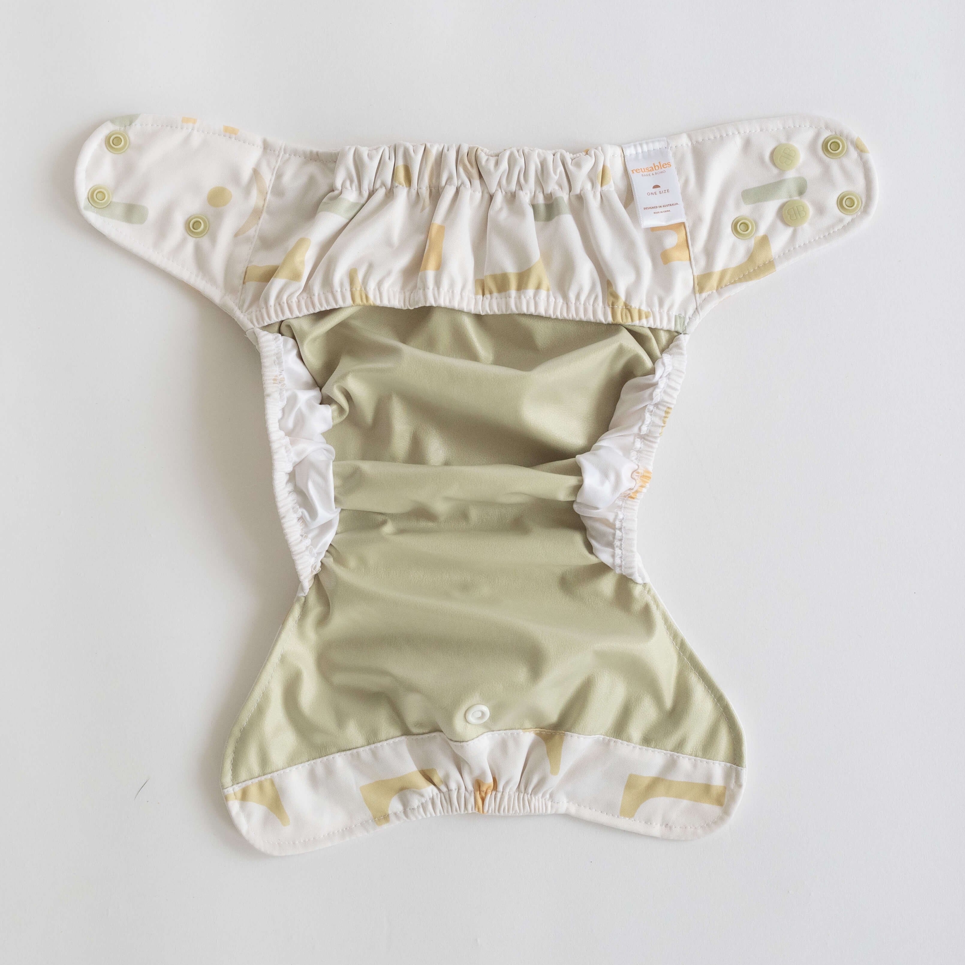 Reusable Nappy Flexi Cover | Fresh Sage