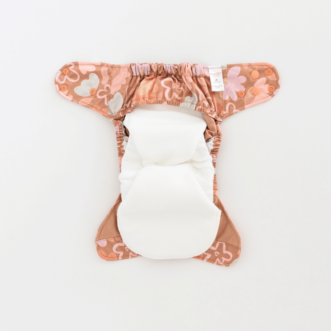 Newborn Everyday Flexi Cover Nappy Bundle | Banksia