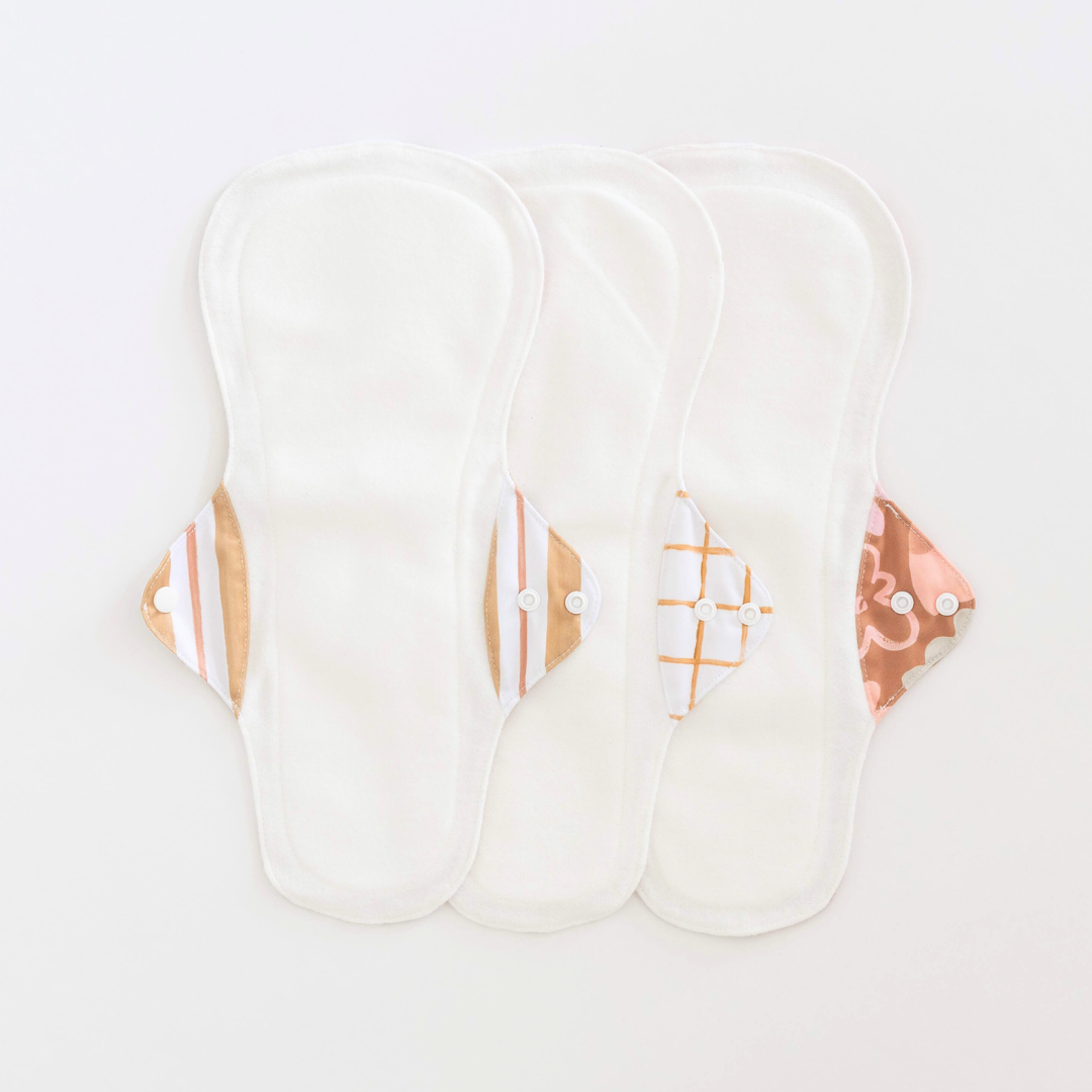 Reusable Cloth Pads Ultra | 3 Pack Posy