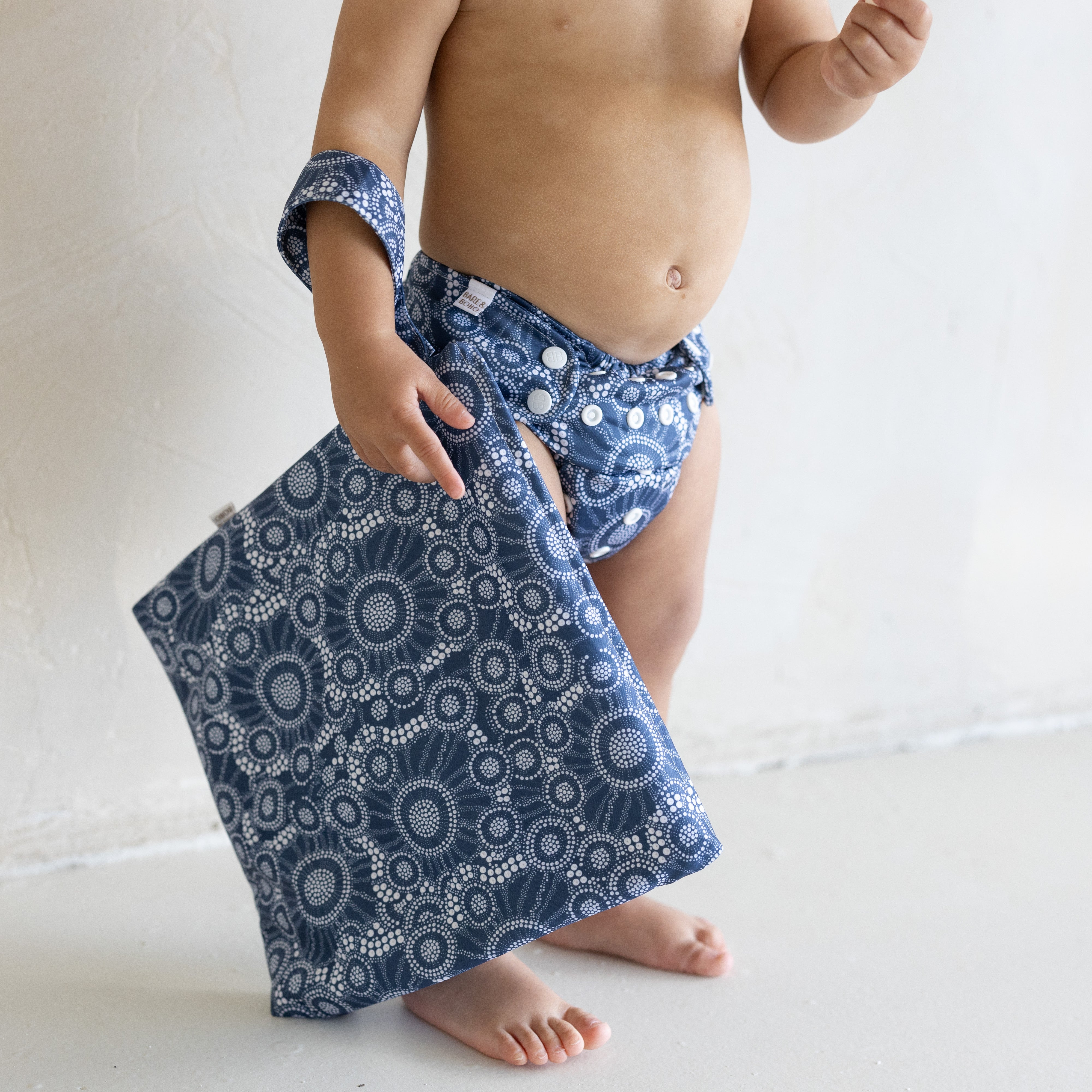 One Size Everyday Flexi Cover Nappy Bundle | Jellyfish Tide