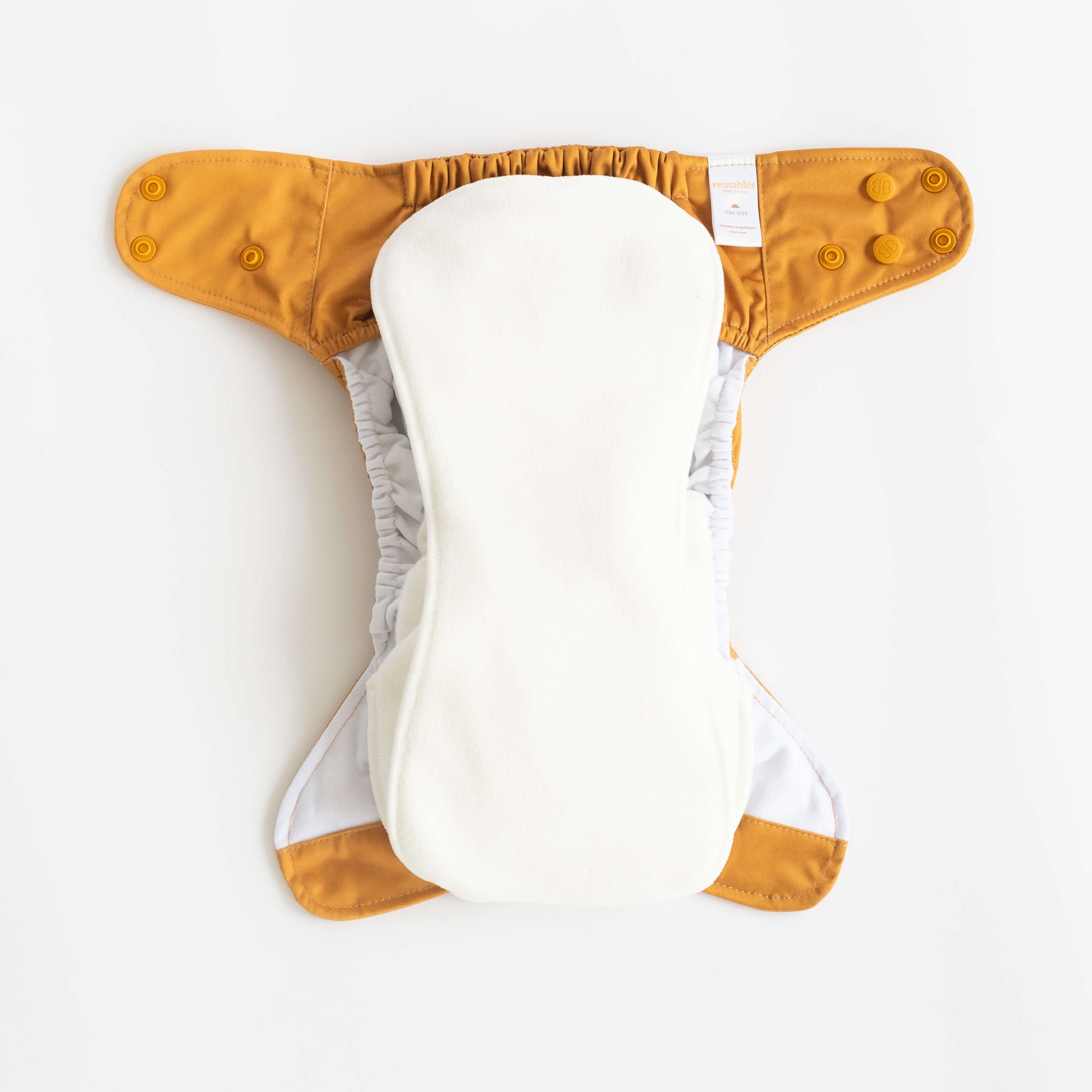 Reusable Soft Cover Nappy 2.0 | Apricot